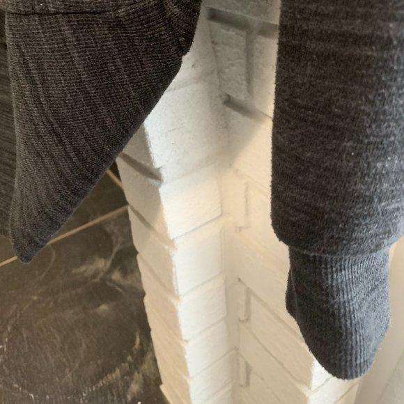 Long open front cowl neck cardigan - Picture 4 of 5